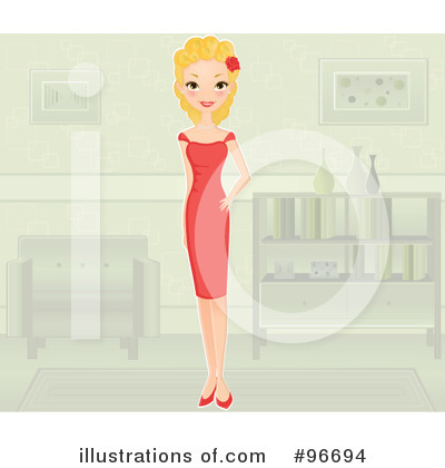 Blond Woman Clipart #96694 by Melisende Vector