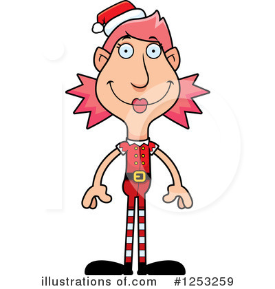 Christmas Elf Clipart #1253259 by Cory Thoman