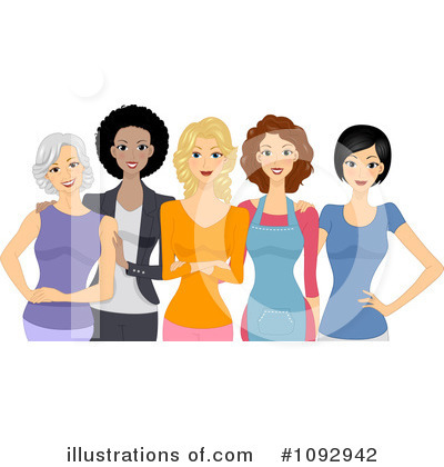 Royalty-Free (RF) Women Clipart Illustration by BNP Design Studio - Stock Sample #1092942