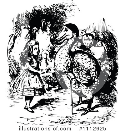 Alice In Wonderland Clipart #1112625 by Prawny Vintage