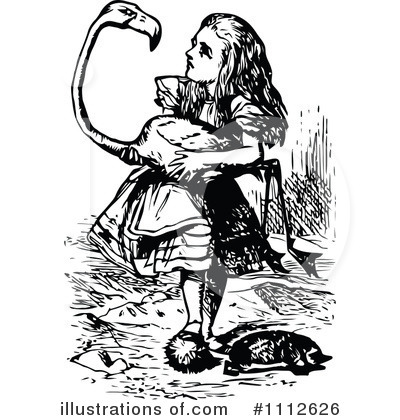 Alice In Wonderland Clipart #1112626 by Prawny Vintage