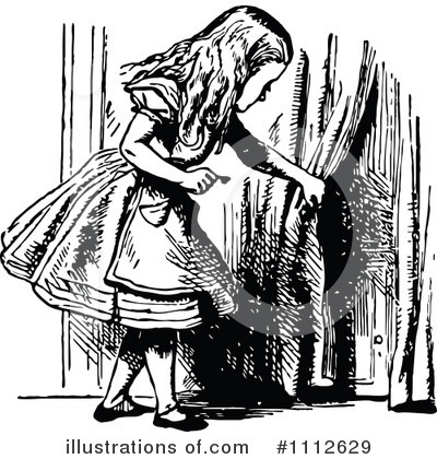 Alice In Wonderland Clipart #1112629 by Prawny Vintage