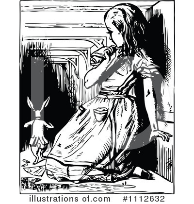 Alice In Wonderland Clipart #1112632 by Prawny Vintage
