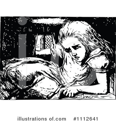 Alice In Wonderland Clipart #1112641 by Prawny Vintage