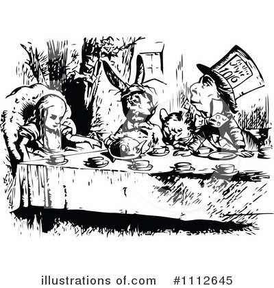 Alice In Wonderland Clipart #1112645 by Prawny Vintage