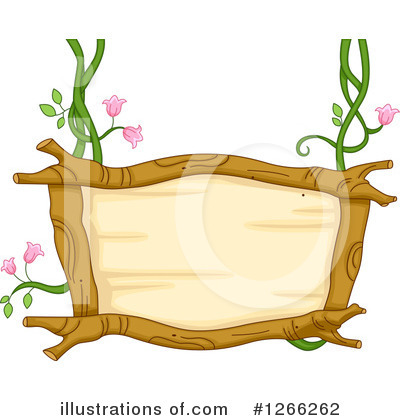 Royalty-Free (RF) Wood Sign Clipart Illustration by BNP Design Studio - Stock Sample #1266262