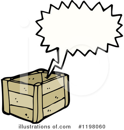 Royalty-Free (RF) Wooden Crate Clipart Illustration by lineartestpilot - Stock Sample #1198060