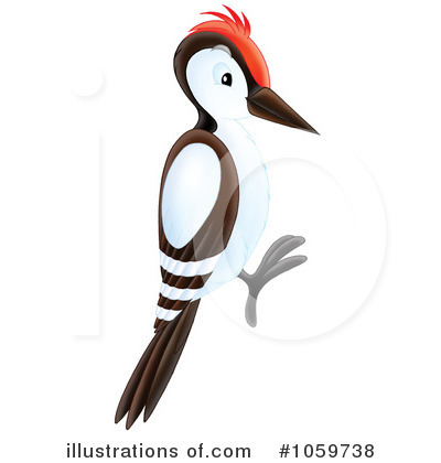 Woodpecker Clipart #1059738 by Alex Bannykh