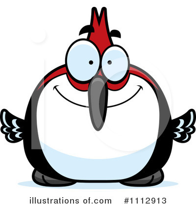 Royalty-Free (RF) Woodpecker Clipart Illustration by Cory Thoman - Stock Sample #1112913