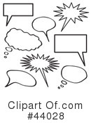 Word Bubbles Clipart #44028 by Arena Creative