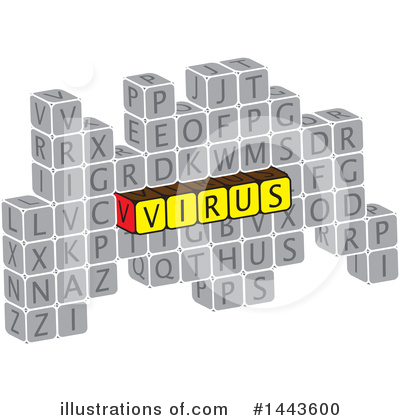 Alphabet Blocks Clipart #1443600 by ColorMagic