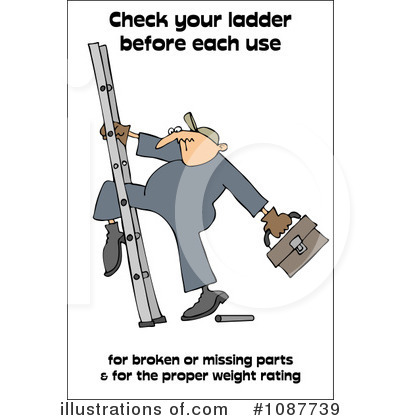 Royalty-Free (RF) Work Safety Clipart Illustration by djart - Stock Sample #1087739