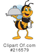 Worker Bee Character Clipart #216579 by Mascot Junction