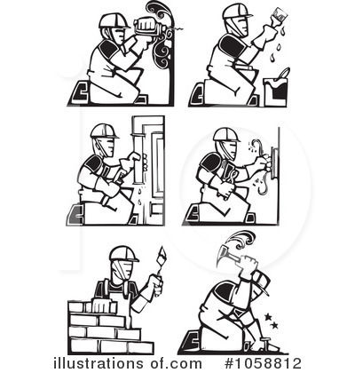 Bricklaying Clipart #1058812 by xunantunich