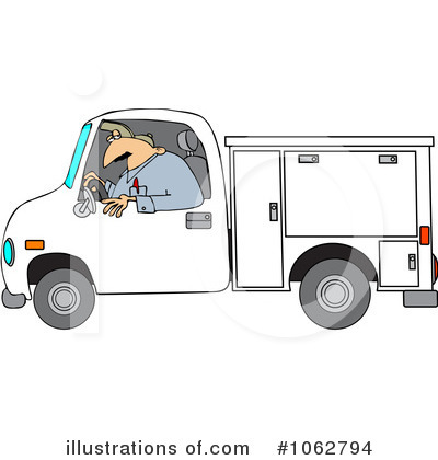 Utility Truck Clipart #1062794 by djart