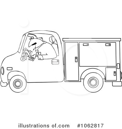 Utility Truck Clipart #1062817 by djart