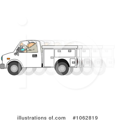 Utility Truck Clipart #1062819 by djart