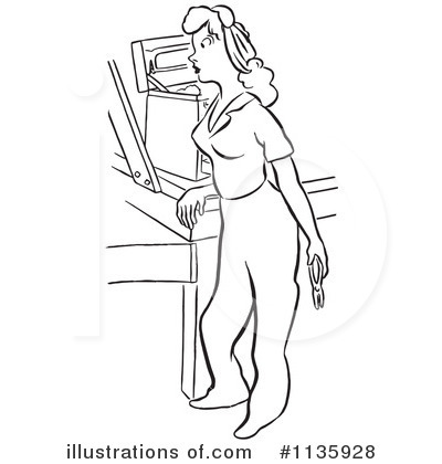 Royalty-Free (RF) Worker Clipart Illustration by Picsburg - Stock Sample #1135928
