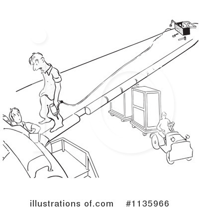 Royalty-Free (RF) Worker Clipart Illustration by Picsburg - Stock Sample #1135966
