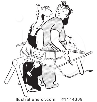 Royalty-Free (RF) Worker Clipart Illustration by Picsburg - Stock Sample #1144369