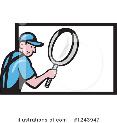 Magnifying Glass Clipart #1243947 by patrimonio