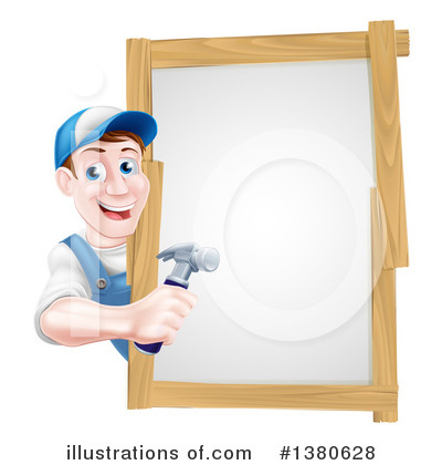 Royalty-Free (RF) Worker Clipart Illustration by AtStockIllustration - Stock Sample #1380628