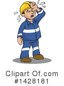 Worker Clipart #1428181 by David Rey
