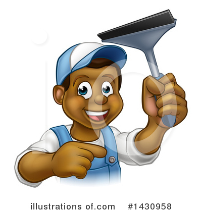 Squeegee Clipart #1430958 by AtStockIllustration