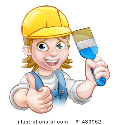 Royalty-Free (RF) Worker Clipart Illustration by AtStockIllustration - Stock Sample #1430962