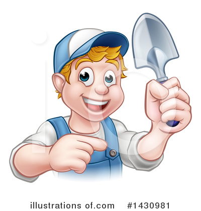 Royalty-Free (RF) Worker Clipart Illustration by AtStockIllustration - Stock Sample #1430981