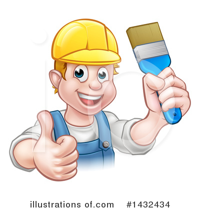 Royalty-Free (RF) Worker Clipart Illustration by AtStockIllustration - Stock Sample #1432434