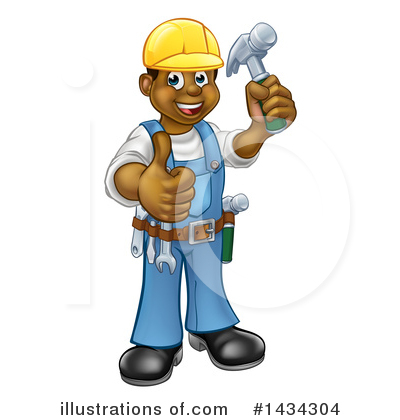 Royalty-Free (RF) Worker Clipart Illustration by AtStockIllustration - Stock Sample #1434304
