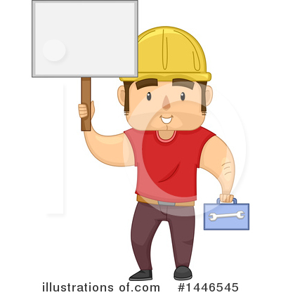 Construction Worker Clipart #1446545 by BNP Design Studio