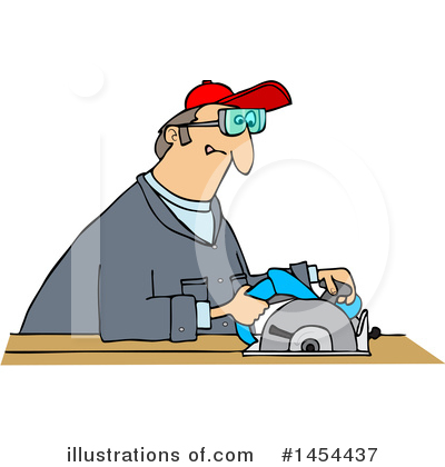 Royalty-Free (RF) Worker Clipart Illustration by djart - Stock Sample #1454437
