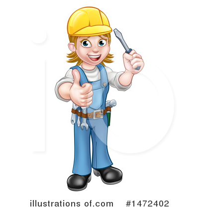 Royalty-Free (RF) Worker Clipart Illustration by AtStockIllustration - Stock Sample #1472402