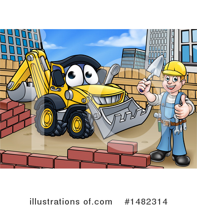 Royalty-Free (RF) Worker Clipart Illustration by AtStockIllustration - Stock Sample #1482314