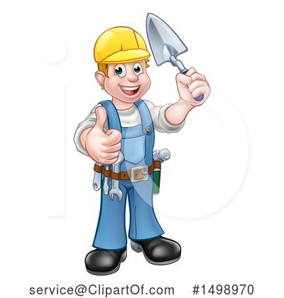 Builder Clipart #1498970 by AtStockIllustration