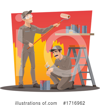 Contractor Clipart #1716962 by Vector Tradition SM