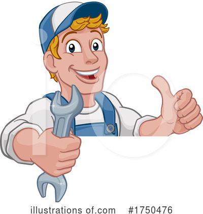 Royalty-Free (RF) Worker Clipart Illustration by AtStockIllustration - Stock Sample #1750476