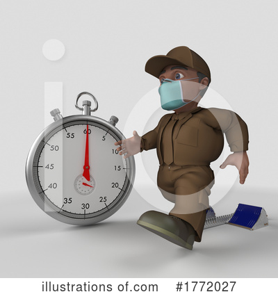 Royalty-Free (RF) Worker Clipart Illustration by KJ Pargeter - Stock Sample #1772027