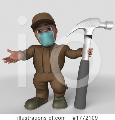 Royalty-Free (RF) Worker Clipart Illustration by KJ Pargeter - Stock Sample #1772109