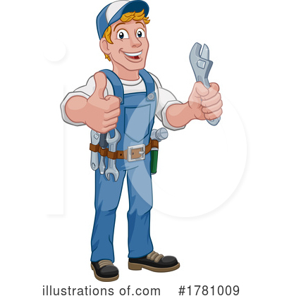 Wrench Clipart #1781009 by AtStockIllustration