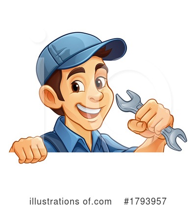 Wrench Clipart #1793957 by AtStockIllustration