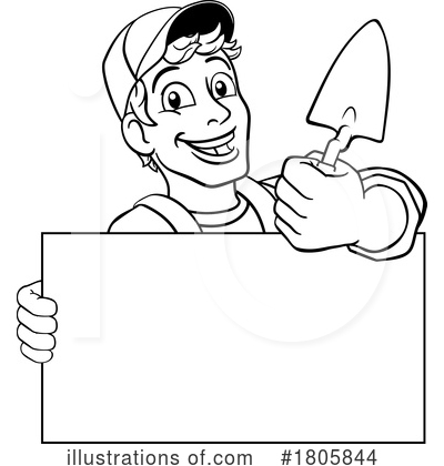 Royalty-Free (RF) Worker Clipart Illustration by AtStockIllustration - Stock Sample #1805844