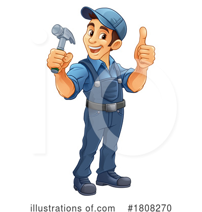 Worker Clipart #1808270 by AtStockIllustration