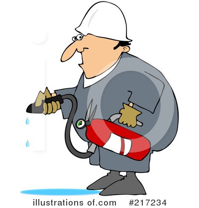 Royalty-Free (RF) Worker Clipart Illustration by djart - Stock Sample #217234