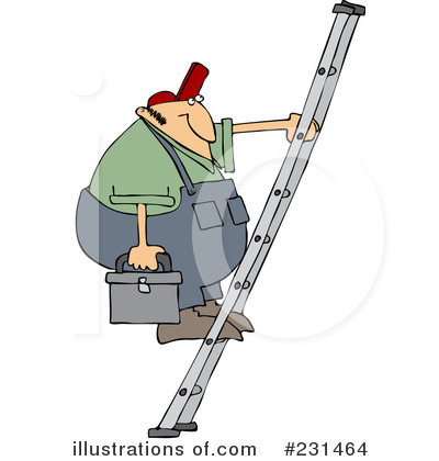 Royalty-Free (RF) Worker Clipart Illustration by djart - Stock Sample #231464