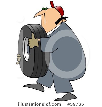 Royalty-Free (RF) Worker Clipart Illustration by djart - Stock Sample #59765
