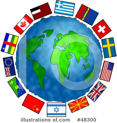 Royalty-Free (RF) World Flag Clipart Illustration by Prawny - Stock Sample #48300