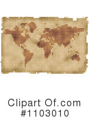 World Map Clipart #1103010 by Andrei Marincas